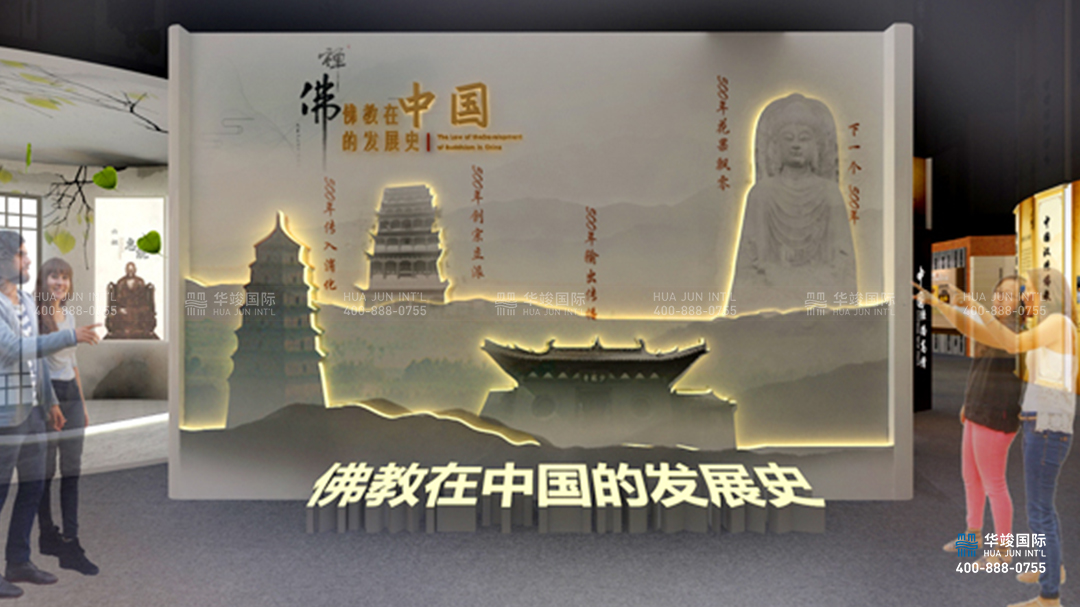 類型：文化博物展館設計 數字技術：紗幕投影、弧幕影院、幻影成像等